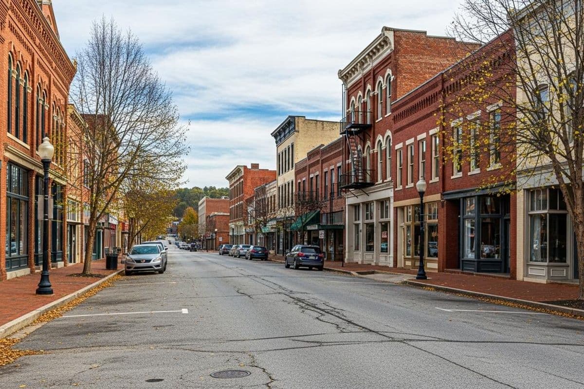 Dalton, Georgia landscape